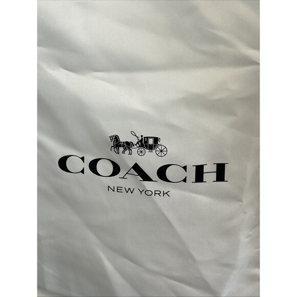 Coach Dust Bag For Handbag Storage 15 Inches X 19.5 Inches Drawstring Travel - Picture 3 of 5